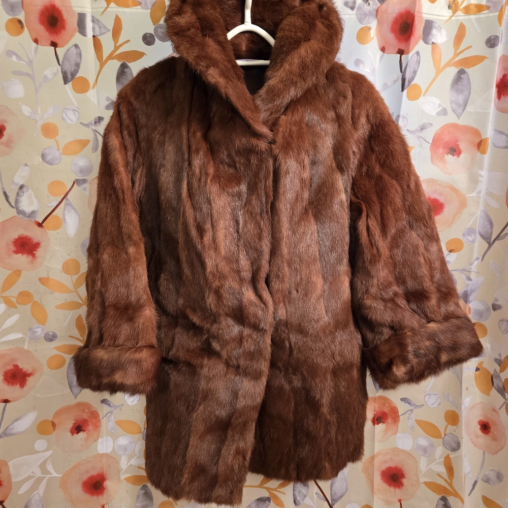 Eatons "Fur Salon" Rich Brown Teddy Jacket